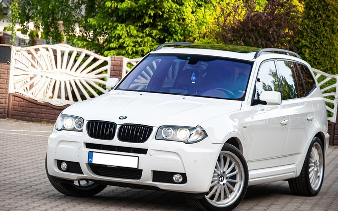 BMW X3 cena 39900 przebieg: 229000, rok produkcji 2008 z Jedwabne małe 781